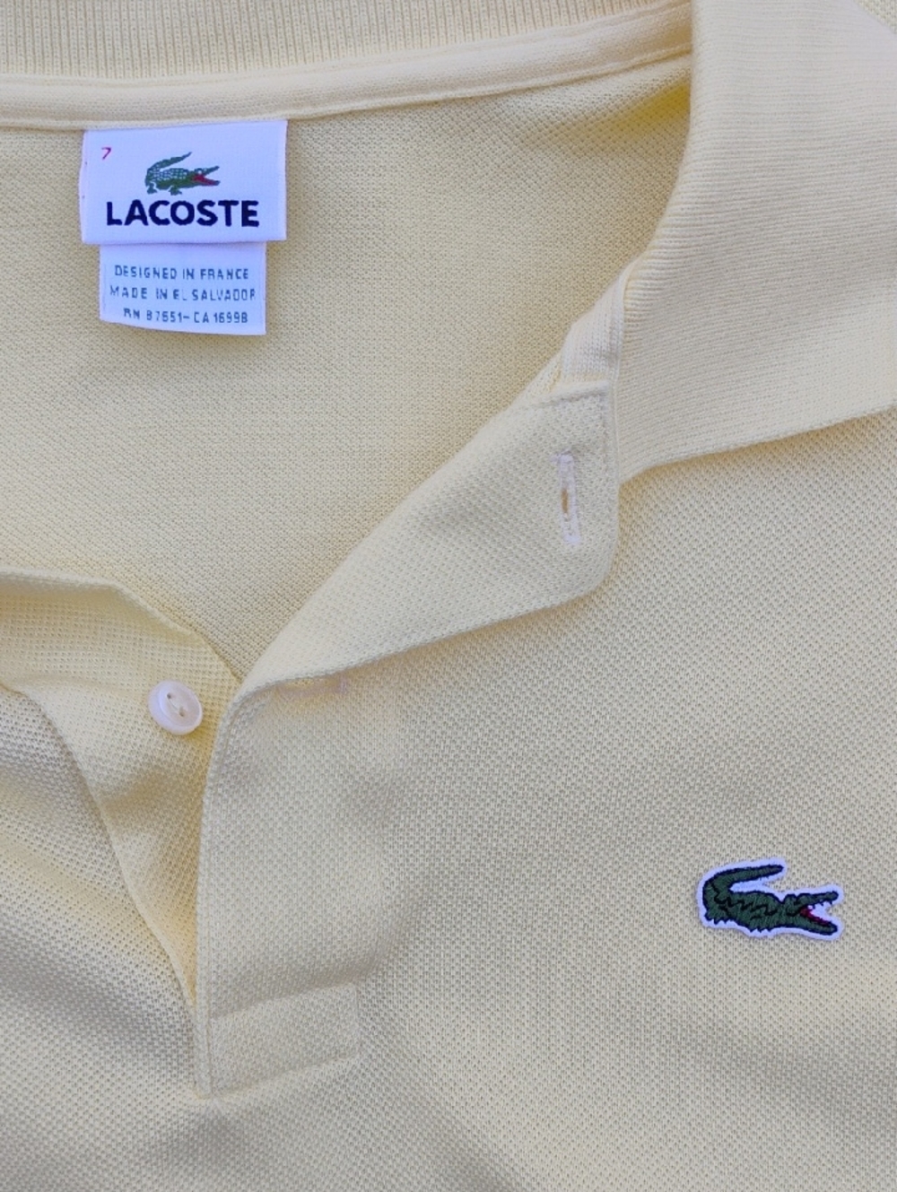 Lacoste Polo Shirt Size 7 XL - Picture 11 of 16